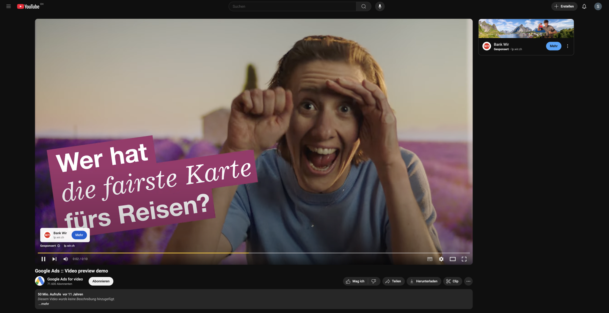 De youtube 10sek Elena Provence